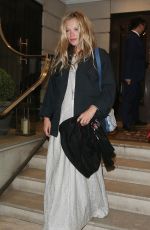 KATE MOSS Leaves China Tang Restaurant in London 05/12/2022