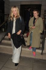KATE MOSS Leaves China Tang Restaurant in London 05/12/2022