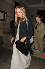 KATE MOSS Leaves China Tang Restaurant in London 05/12/2022