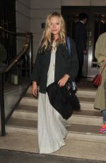 KATE MOSS Leaves China Tang Restaurant in London 05/12/2022