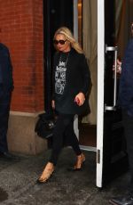 KATE MOSS Out and About in New York 05/02/2022