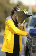 KATE WALSH Out Buying Flowers in Perth 05/10/2022