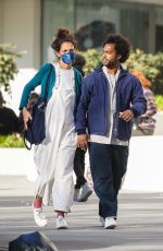 KATIE HOLMES and Bobby Wooten Out in New York 04/28/2022