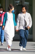 KATIE HOLMES and Bobby Wooten Out in New York 04/28/2022