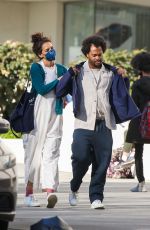 KATIE HOLMES and Bobby Wooten Out in New York 04/28/2022