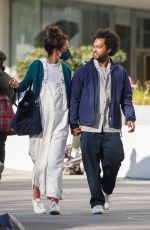 KATIE HOLMES and Bobby Wooten Out in New York 04/28/2022