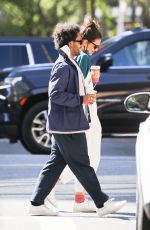 KATIE HOLMES and Bobby Wooten Out in New York 04/28/2022
