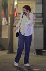 KATIE HOLMES Night Out in New York 05/17/2022