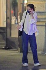 KATIE HOLMES Night Out in New York 05/17/2022