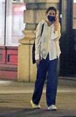 KATIE HOLMES Night Out in New York 05/17/2022