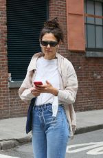 KATIE HOLMES Out and About in New York 05/24/2022
