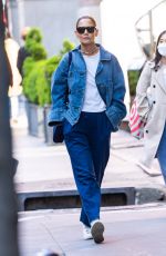 KATIE HOLMES Out in New York 04/29/2022
