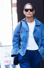 KATIE HOLMES Out in New York 04/29/2022