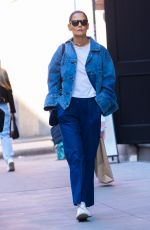 KATIE HOLMES Out in New York 04/29/2022