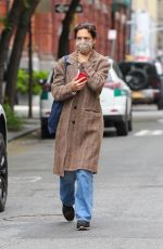 KATIE HOLMES Out in New York 05/24/2022