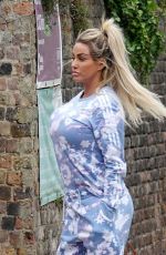 KATIE PRICE and Carl Woods at Priory in London 04/29/2022