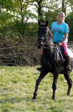 KATIE PRICE at Horse Riding Out in London 05/04/2022