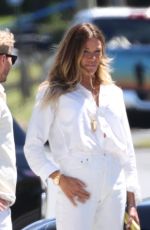 KELLY BENSIMON Checks Out a Porsche on Her 54th Birthday in New York 05/01/2022