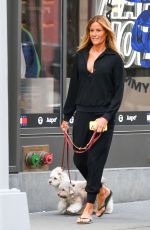 KELLY BENSIMON Out with Her Dog in New York 05/19/2022