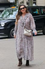KELLY BROOK Arrives at Heart Radio in London 05/16/2022
