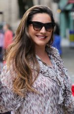 KELLY BROOK Arrives at Heart Radio in London 05/16/2022