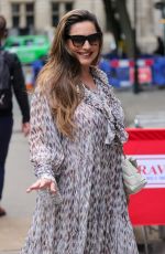 KELLY BROOK Arrives at Heart Radio in London 05/16/2022