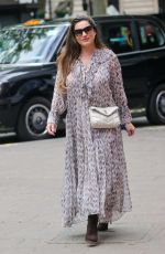 KELLY BROOK Arrives at Heart Radio in London 05/16/2022