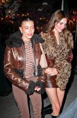 KENDALL JENNER and HALEY BIEBER Out for Dinner in New York 04/30/2022