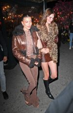 KENDALL JENNER and HALEY BIEBER Out for Dinner in New York 04/30/2022