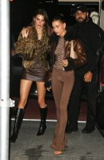 KENDALL JENNER and HALEY BIEBER Out for Dinner in New York 04/30/2022