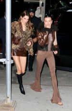 KENDALL JENNER and HALEY BIEBER Out for Dinner in New York 04/30/2022