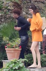 KENDALL JENNER Arrives at Her Family