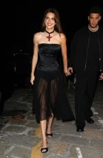 KENDALL JENNER Arrives at Ristorante Puny in Portofino 05/20/2022