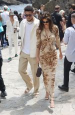 KENDALL JENNER Arrives for Lunch at Abbey of San Fruttuoso 05/21/2022