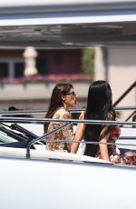 KENDALL JENNER at a Yacht in Portofino 05/21/2022