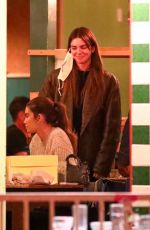 KENDALL JENNER Out for Dinner at Escuela Taqueria in Los Angeles 05/16/2022