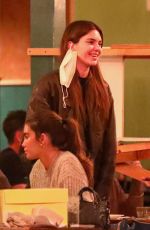 KENDALL JENNER Out for Dinner at Escuela Taqueria in Los Angeles 05/16/2022
