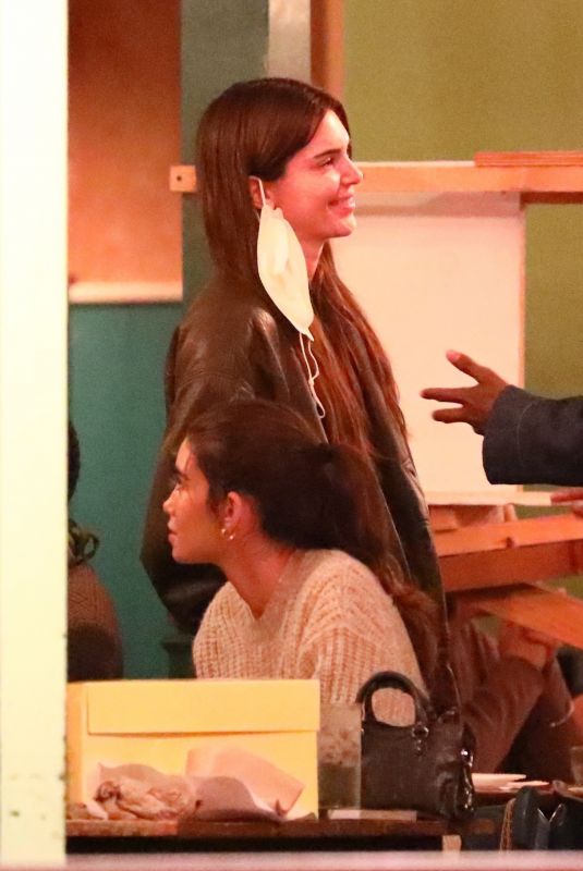 KENDALL JENNER Out for Dinner at Escuela Taqueria in Los Angeles 05/16/2022