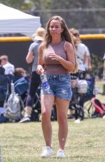 KENDRA WILKINSON at Her Daughter Alijah