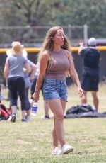 KENDRA WILKINSON at Her Daughter Alijah