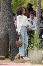 KERRY WASHINGTON on the Set of UnPrisoned in Los Angeles 05/23/2022