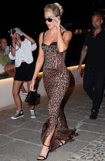 KHLOE KARDASHIAN Arrives at Ristorante Puny in Portofino 05/20/2022