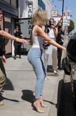 KHLOE KARDASHIAN Promotes Her Good American Jeans Store on Melrose Avenue in West Hollywood 05/05/2022