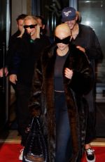 KIM and KHLOE KARDASHIAN Leaves Ritz-Carlton Hotel in Los Angeles 05/02/2022