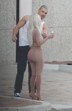 KIM KARDASHIAN and Pete Davidson at a Photoshoot at Her Office in Calabasas 05/27/2022