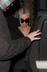 KIM KARDASHIAN and Pete Davidson Leaving River Cafe in London 05/29/2022