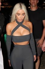KIM KARDASHIAN Arrives at Ristorante Puny in Portofino 05/20/2022