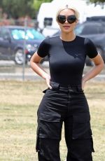 KIM KARDASHIAN at a Soccer Game in Los Angeles 05/15/2022