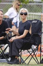 KIM KARDASHIAN at a Soccer Game in Los Angeles 05/15/2022