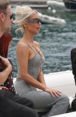 KIM KARDASHIAN Out and About in Portofino 05/22/2022